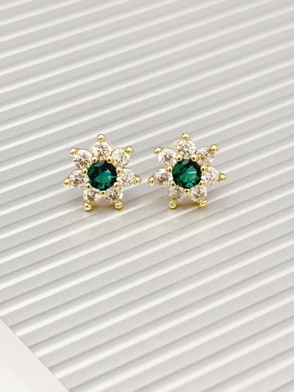 Emerald Green Earrings