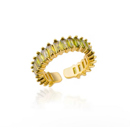 Forest Green Adjustable Ring