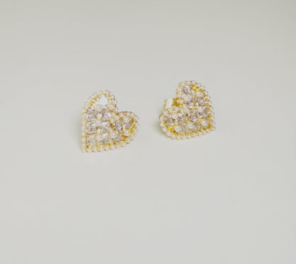 Nadia Heart Earrings