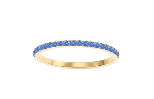 Ocean Blue Thin Ring