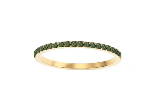 Forest Green Thin Ring