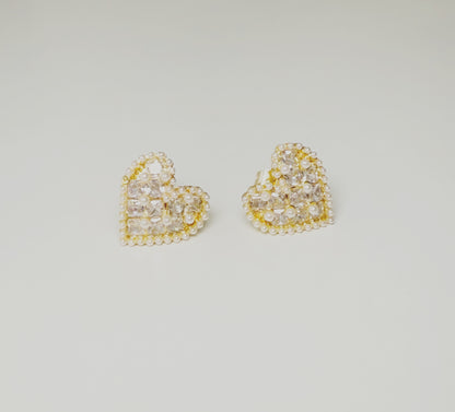 Nadia Heart Earrings