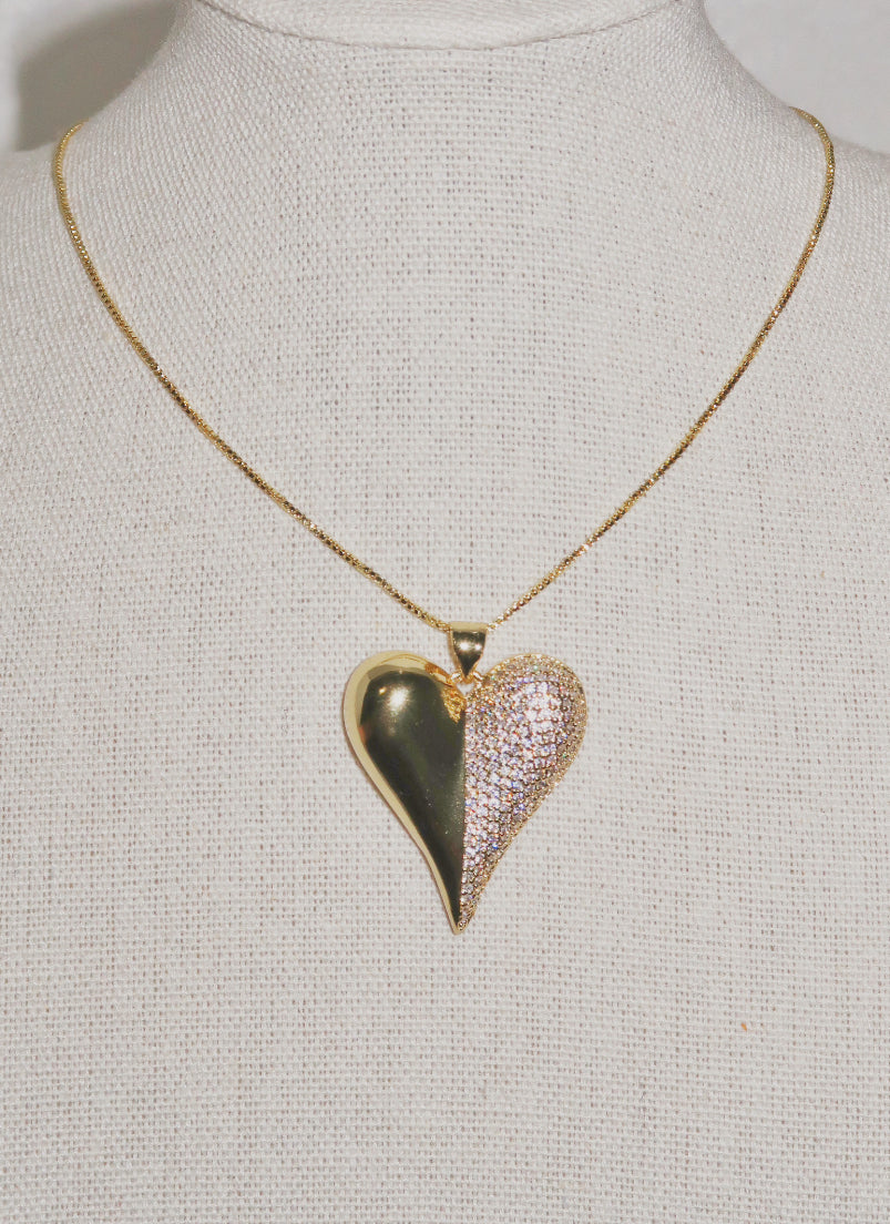 Iced Heart Necklace